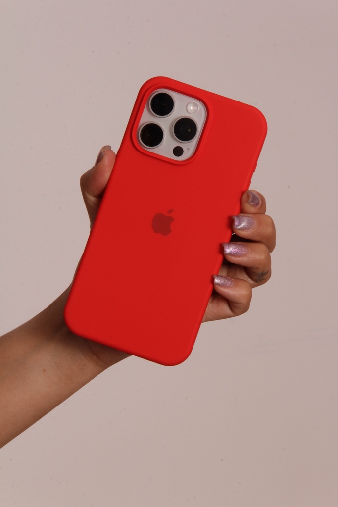  Estuche TPU Iphone 15 Pro Max Rojo