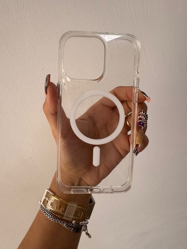 Estuche TPU Gear4 MagSafe IPhone 15  pro max Clear
